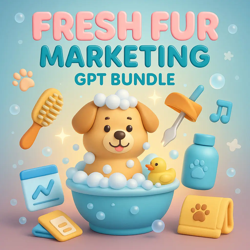 Fresh Fur Marketing GPT Bundle for Pet Groomer